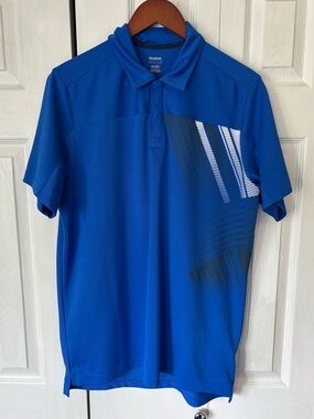Reebok Men's Play Dry Polo Shirt Size Large